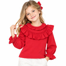 Load image into Gallery viewer, Cotton Knit Frilled Full Sleeves Top