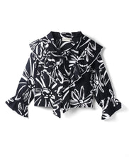 Load image into Gallery viewer, Woven Floral Printed Frilled Full Sleeves Top