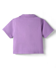 Load image into Gallery viewer, Waffle Fabric Solid with Pocket Flap Shirt Top