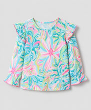 Load image into Gallery viewer, Cotton Knit Floral Printed Full Sleeves Frilled Top