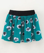Load image into Gallery viewer, CrayonFlakes Soft and comfortable Floral Printed Skirt - Green
