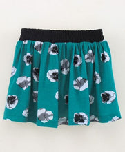Load image into Gallery viewer, CrayonFlakes Soft and comfortable Floral Printed Skirt - Green