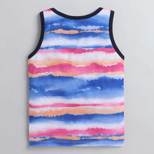 Load image into Gallery viewer, Striped Printed Tshirt