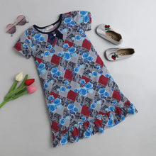 Load image into Gallery viewer, Floral Printed Nighty