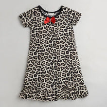 Load image into Gallery viewer, Leopard Printed Nighty - Brown