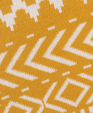 Load image into Gallery viewer, Jacquard Fine Knit Full Sleeves Pullover Sweater - Yellow