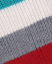 Load image into Gallery viewer, Striped Fine Knit Full Sleeves Pullover Sweater - Multicolor