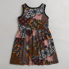 Load image into Gallery viewer, CrayonFlakes Soft and comfortable Abstract Printed Dress / Frock
