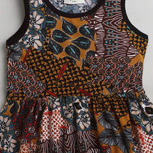 Load image into Gallery viewer, CrayonFlakes Soft and comfortable Abstract Printed Dress / Frock