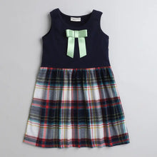 Load image into Gallery viewer, CrayonFlakes Soft and comfortable Checkered Printed Dress / Frock
