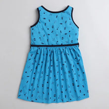 Load image into Gallery viewer, CrayonFlakes Soft and comfortable Abstract Printed with Belt Dress / Frock