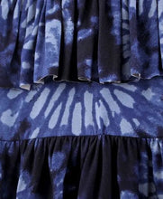 Load image into Gallery viewer, CrayonFlakes Soft and comfortable Tie and Dye Cold Shoulder Frill Dress / Frock