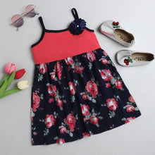 Load image into Gallery viewer, CrayonFlakes Soft and comfortable Floral Printed Dress / Frock