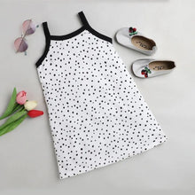 Load image into Gallery viewer, CrayonFlakes Soft and comfortable Polka Printed Closed Strap Dress / Frock