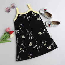 Load image into Gallery viewer, CrayonFlakes Soft and comfortable Floral Printed Closed Strap Dress / Frock