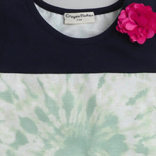 Load image into Gallery viewer, CrayonFlakes Soft and comfortable Tie and Dye with Yoke Dress / Frock
