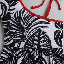 Load image into Gallery viewer, CrayonFlakes Soft and comfortable Forest Open Strap Sleeve Dress / Frock