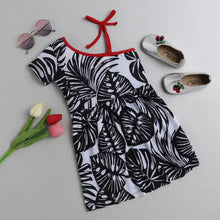 Load image into Gallery viewer, CrayonFlakes Soft and comfortable Forest Open Strap Sleeve Dress / Frock