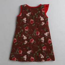 Load image into Gallery viewer, CrayonFlakes Soft and comfortable Floral with Front Frill Dress / Frock