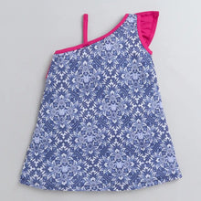 Load image into Gallery viewer, CrayonFlakes Soft and comfortable Abstract with Front Frill Dress / Frock