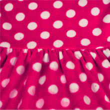 Load image into Gallery viewer, CrayonFlakes Soft and comfortable CrayonFlakes Kids Wear for Girls Pink Full Sleeves Fleece Frock