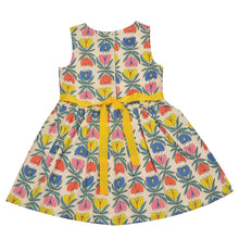 Load image into Gallery viewer, CrayonFlakes Soft and comfortable CrayonFlakes Kids Wear for Girls 100% Cotton Sleeveless Printed Frock Dress / Frock