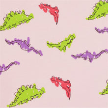 Load image into Gallery viewer, CrayonFlakes Soft and comfortable Crazy Dinosaur Light Pink Leggings