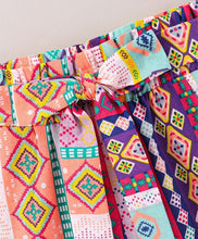 Load image into Gallery viewer, Jacquard Printed Belt Palazzo