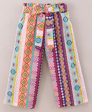 Load image into Gallery viewer, Jacquard Printed Belt Palazzo