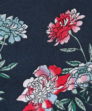 Load image into Gallery viewer, Floral Printed Belt Palazzo - Navy