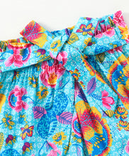 Load image into Gallery viewer, Floral Printed Belt Palazzo - Sea Green