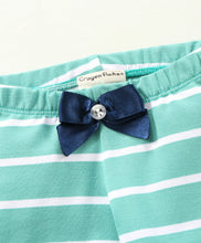 Load image into Gallery viewer, Striped Printed Leggings - Green