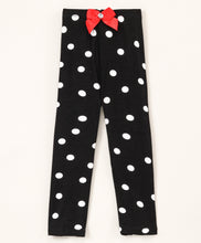 Load image into Gallery viewer, Polka Print Leggings - Black