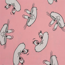 Load image into Gallery viewer, CrayonFlakes Kids Wear for Girls 100% Cotton Sleeveless Pink Cute Bunny Straight Knit Dress