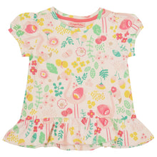 Load image into Gallery viewer, CrayonFlakes Soft and comfortable CrayonFlakes Kids Wear for Girls Cotton Pink Cream Night Suit Sleep Suit Set