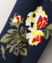 Load image into Gallery viewer, Floral Polar Fleece Jogger - Navy