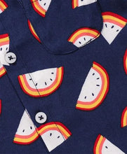 Load image into Gallery viewer, CrayonFlakes Soft and comfortable Watermelon Prinetd Shirt - Navy