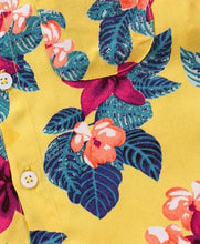 Load image into Gallery viewer, CrayonFlakes Soft and comfortable Floral Printed Shirt - Yellow