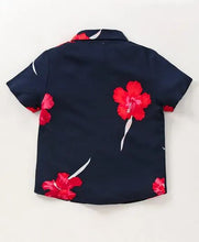 Load image into Gallery viewer, CrayonFlakes Soft and comfortable Floral Printed Shirt - Blue