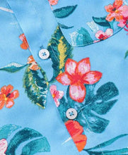 Load image into Gallery viewer, CrayonFlakes Soft and comfortable Floral Printed Shirt - Blue