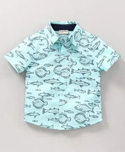 Load image into Gallery viewer, CrayonFlakes Soft and comfortable Whales Printed Shirt