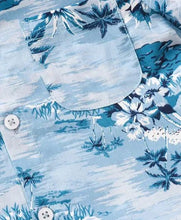 Load image into Gallery viewer, CrayonFlakes Soft and comfortable Beach Printed Shirt - Blue