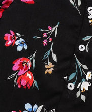 Load image into Gallery viewer, Floral Printed Shirt - Black