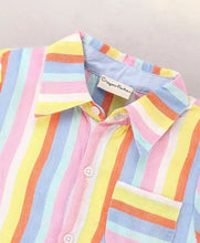 Load image into Gallery viewer, Striped Printed Shirt