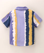 Load image into Gallery viewer, Tie and Dye Printed Shirt - Blue