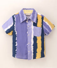 Load image into Gallery viewer, Tie and Dye Printed Shirt - Blue