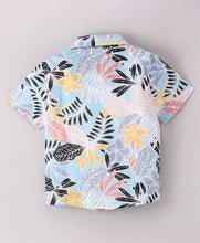Load image into Gallery viewer, CrayonFlakes Soft and comfortable Forest Printed Shirt - Blue