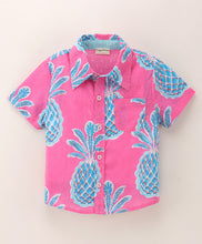 Load image into Gallery viewer, Pineapple Printed Shirt - Pink