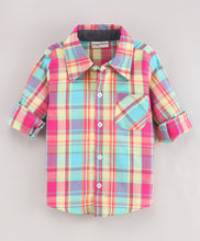 Load image into Gallery viewer, Checkered Full Sleeves Shirt