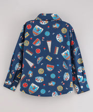 Load image into Gallery viewer, Wild Life Full Sleeves Shirt - Navy